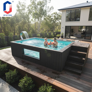 Piscine modulaire préfabriquée robuste pour hôtel, villa et usage commercial extérieur - Product Image 1