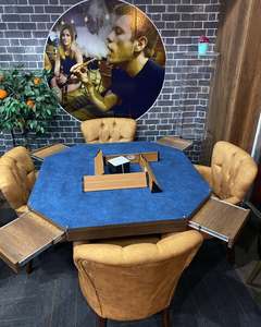 Mesa de Comedor Cuadrada Moderna, Muebles Comerciales para Restaurantes, Asientos de Madera para Cafeterías, para Áreas de Comedor de Hoteles y Cafeterías - Product Image 5