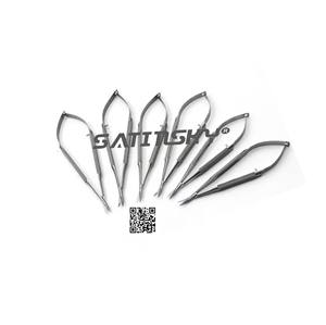 เครื่องมือผ่าตัดตาแบบสองด้าน ด้ามจับกลม ทำจากไทเทเนียมอัลลอยด์และสแตนเลส สำหรับยกกระดูกนอกกระดูก - Product Image 4