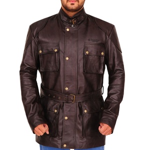 Chaqueta de carreras de motocicleta para hombre, chaqueta de cuero impermeable, totalmente personalizada, última colección - Product Image 1