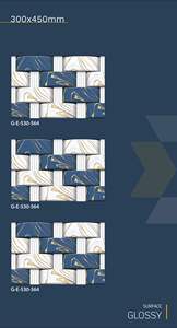 Carreaux muraux en céramique émaillée de qualité supérieure 300x450 finition brillante murs intérieurs d'école traditionnelle durable - Product Image 4