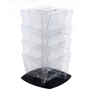 ที่วางโบรชัวร์อะคริลิคใส ขนาด A5 แบบตั้ง สำหรับร้านค้าปลีก - Product Image 1