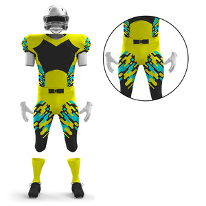 Impression par sublimation Bonne qualité Meilleur design Uniforme de sport pour homme Hauts de football américain Maillot de football américain pour homme - Product Image 5