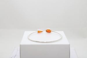 Premium 925 Sterling <b>Silver</b> High Finish Trendy <b>Adjustable</b> Bezel Set Carnelian Oval Bullet Cab Luxury Twister <b>Bracelet</b> Gift Women - Product Image 3