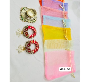 Coffret cadeau indien best-seller avec bougeoir chauffe-plat et shubh labh set suspendu avec organza potli retour coffret cadeau - Product Image 1