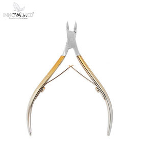 Professional Stainless Steel Cuticle Nipper with Double Spring Nail Nipper Manicure Tool INNOVAMED Instruments - Product Image 4