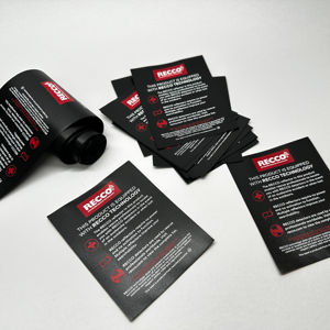 Etiqueta personalizada de alta calidad para lavado de pantalla, Material de reciclaje, para cuidado exterior, ropa deportiva, estampado de satén - Product Image 3