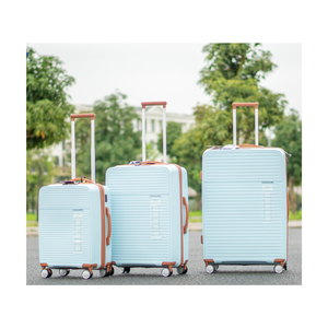 กระเป๋าเดินทางรุ่น Stock 887 PP ป้องกันรอยขีดข่วนที่มุม ชุดกระเป๋าเดินทาง 4 ล้อ หมุนได้ 360 องศา พร้อมกุญแจ TSA ล้ออลูมิเนียม ขนาด 20/24/28 นิ้ว - Product Image 1