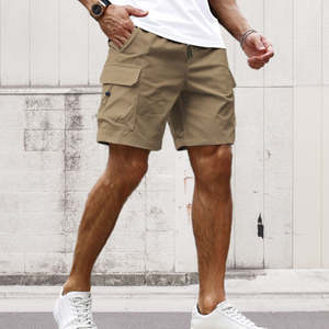 กางเกงขาสั้นวิ่งออกกำลังกายสำหรับผู้ชายชุดออกกำลังกายในยิมพร้อมซับในตาข่ายน้ำหนักเบาแห้งเร็วระบายอากาศได้ตามต้องการ - Product Image 6