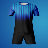 Maillot de football personnalisé à col rond et manches courtes, respirant, séchage rapide, léger, en tissu 100 % polyester, imprimé sur demande