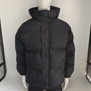 เสื้อบับเบิ้ลสำหรับผู้ชายเสื้อแจ็คเก็ตทรงพองขนาดใหญ่สำหรับฤดูหนาวเสื้อแจ็คเก็ตบุนวมหนาอบอุ่นโลโก้ออกแบบได้ตามต้องการจัดส่งแบบ DDP - Product Image 1