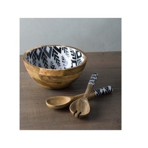 Bois nécessaire bol servant mélange salade pâte de fruits riz poisson Sauce enfants bols pour la cuisine - Product Image 6