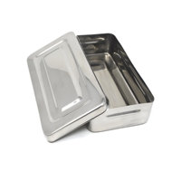 Ensemble d'instruments de chirurgie basique pour interventions mineures, 13 pièces, manuel, en acier inoxydable, vétérinaire, classe I, certifié CE, boîte de stérilisation