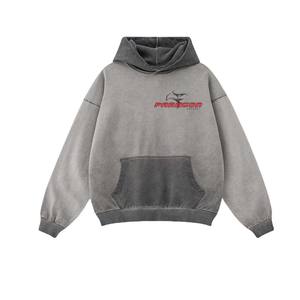 เสื้อมีฮู้ดแขนยาวสำหรับผู้ชายผ้าคอตตอน450 GSM นิ่มปรับแต่งได้ตามที่ต้องการ - Product Image 5