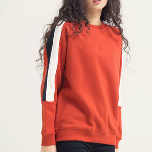 Sweat-shirt de haute qualité nouveau style avec logo personnalisé OEM couleur simple fabricant coton vêtements d'hiver pour femmes - Product Image 2