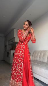 ชุดเสื้อผ้าสำหรับปาร์ตี้ฤดูหนาวดีไซเนอร์ชุดเสื้อผ้าคู่พร้อมด้ายและงานลำดับ - Product Image 6