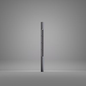 Curvex 200cm Poteau d'éclairage extérieur en aluminium LED IP65 durable et étanche pour rue publique et zones commerciales - Product Image 1