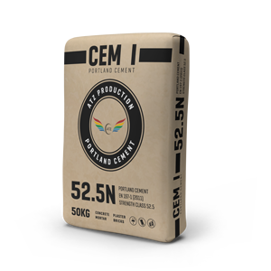 CEM I 52.5N ซีเมนต์สีเทาปรับแต่งได้มีคุณภาพดีและสามารถปรับแต่งได้ตามต้องการสำหรับการก่อสร้างที่ยาวนาน - Product Image 1