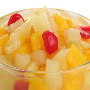 Canned Tropical Fruit Cocktail Mixed Fruits in <b>Light</b> Syrup <b>Pineapple</b> Mango Papaya Food Grade Vietnam Wholesale Export Supplier - Product Image 3