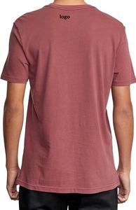 Camiseta para hombre con logotipo Camiseta de cuello redondo de algodón de manga corta ajustada para hombre de BD - Product Image 3