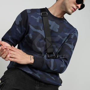 Sweat-shirt imprimé pour homme Pull à épaules tombantes surdimensionné au design graphique vintage pour une mode quotidienne tendance - Product Image 5