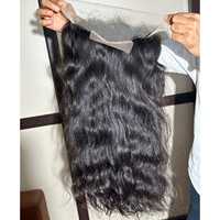 Perruque HD Lace Front en cheveux indiens bruts, perruque 100% cheveux humains vierges Lace sans colle alignés sur les cuticules, perruque Lace Frontal pour femmes noires