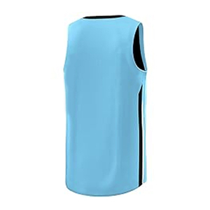 Uniforme de basket-ball en polyester respirant pour hommes avec propre logo imprimé Bsci Vêtements de sport en jersey uni - Product Image 3
