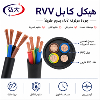 Câble en cuivre flexible RVV, cordon d'alimentation isolé en PVC, 300/500V, fil électrique multiconducteurs pour câblage domestique et industriel