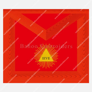 REGALIA MASÓNICA RITO ESCOCÉS AASR DEL 13º GRADO, DELANTERO DE MASÓN con Color y Logotipo Personalizados, Diseño Unisex - Product Image 1