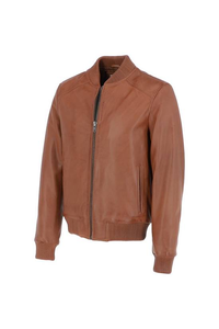 Chaqueta de Cuero Genuino Personalizada de Alta Calidad para Hombre, Clásica, Sólida, Transpirable y Ecológica para Invierno - Product Image 3