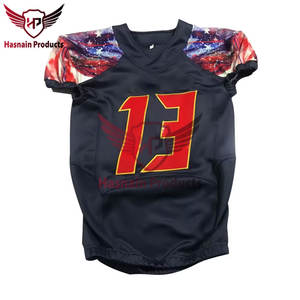 Vente en gros d'uniformes de football américain personnalisés de qualité supérieure maillots personnalisables grande taille respirants à des prix compétitifs - Product Image 2