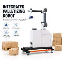 Robot collaboratif industriel de palettisation avec une charge utile de 50 kg pour l'empilage automatique de boîtes en carton dans les entrepôts, les usines et la logistique