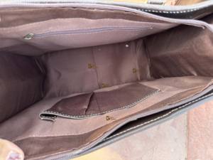 Sac fourre-tout en cuir de vachette à motif western, sac à main élégant en cuir avec poils, sacs sculptés à la main pour femmes, multi-usages - Product Image 6