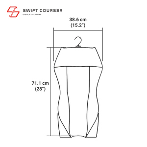 Cintres de maillot de bain en forme de corps 3D en fil métallique pour magasin de détail - Product Image 2
