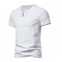 T-shirt décontracté pour homme, nouveau style, 100% coton toile 220g, manches courtes, coupe classique, respirant, séchage rapide, haute qualité, personnalisable sur le devant