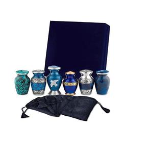 Urnas con diseño de tema de varios colores con acabado personalizado, urnas con diseño de cremaciones de Metal sólido disponibles - Product Image 1