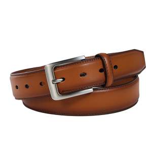 Ceinture de taille crocodile faite à la main haut de gamme en cuir exotique authentique avec boucle en acier inoxydable robuste - Product Image 5