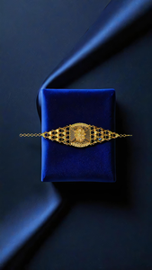 Bracelets de qualité supérieure avec plaqué or 22 carats Bracelets faits à la main conçus à la mode Bijoux pour les femmes portées par les exportateurs - Product Image 3