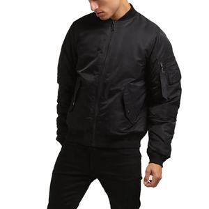 Chaqueta Bomber Clásica de Piloto para Hombre al por Mayor, Larga y Delgada, Personalizable con Estampado, MOQ Bajo, Ajuste Relajado, Impermeable, Cortavientos, Venta al por Mayor - Product Image 2
