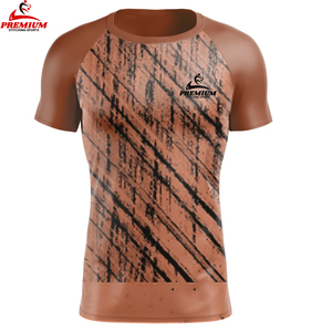 เสื้อยืดกีฬาสำหรับผู้ชายเสื้อยืดผ้าโพลีเอสเตอร์แบบระเหิดแห้งเร็วระบายอากาศได้ดีใส่ได้ทั้งชายและหญิงสำหรับ100% - Product Image 1