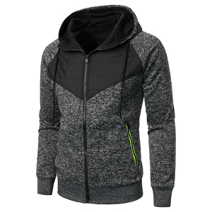 Sudadera de moda de alta calidad de gran tamaño personalizada, Jersey Unisex de invierno cálido, sudadera deportiva en blanco con cremallera para hombre - Product Image 5
