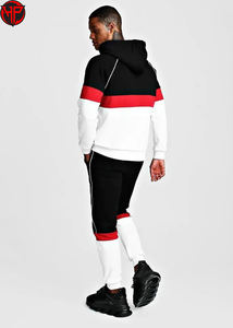 Ensemble de survêtements d'été Unisex Mens Streetwear 2 Track Sweat Suit Private Label Zipper Jogger Sweatsuits Men - Product Image 3