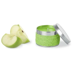 Bougie parfumée personnalisée en cire de paraffine pour la décoration de la maison, avec parfum fruité et pot en métal pour la merchandising - Product Image 2