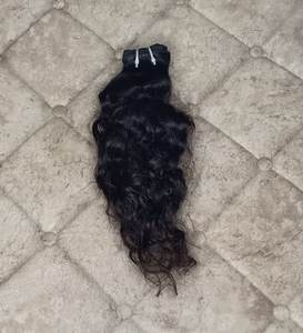 Venta al por mayor 18 pulgadas Natural Curly Remy Hair Extensions Grade Indian Hair Type en Jaipur Extensiones de cabello humano de alta calidad - Product Image 3