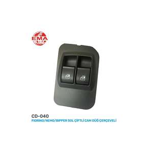 Interruptor de Ventana Izquierda para Vehículos Fiorino-Bipper-Nemo de Doble Marco, Interruptores Automáticos - Product Image 1