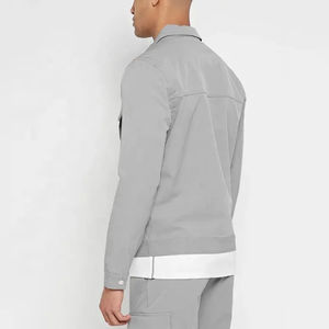 Ensemble de survêtement deux pièces en polyester pour homme, séchage rapide, respirant, coupe ajustée, OEM, pour la gym, la course à pied, le jogging, uniformes d'équipe - Product Image 5
