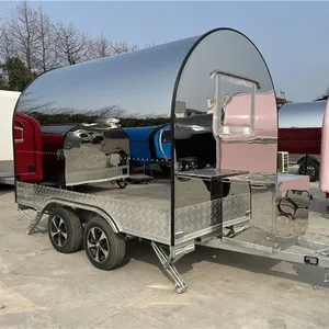 Remolque de comida a la venta 2023 carrito de helados camión de comida móvil quiosco carrito de helados camión de helados