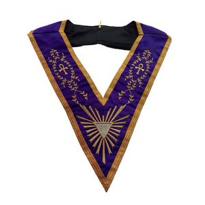 Venta superior máquina oro bordado masónico Regalia Collar masones Regalia Collar para uniforme - Product Image 4