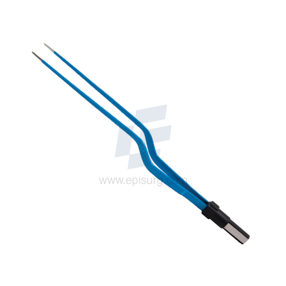 Yasargil European Flat Plug Fitting Insulated Electrosurgical Forceps 19.7 cm Bipolar Reusable Veterinary Instrument