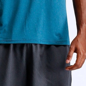 Ensemble t-shirt et short d'été en coton deux pièces Tissu tricoté léger Respirant Look décontracté avec motif solide pour un usage quotidien - Product Image 6